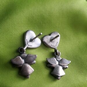 Silver Heart Earrings